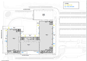 Floor plan of expo center