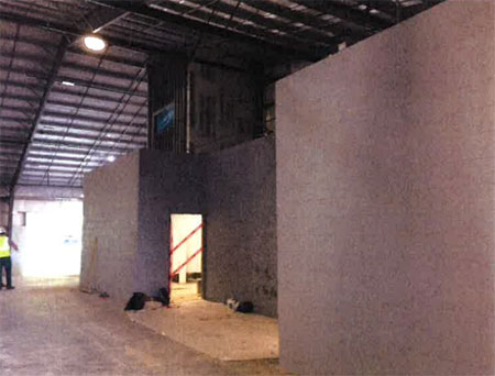 Expo 3 interior with walls