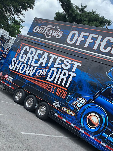 World of Outlaws hauler